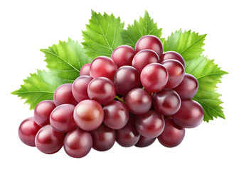 red grape in  isolated on transparent background png