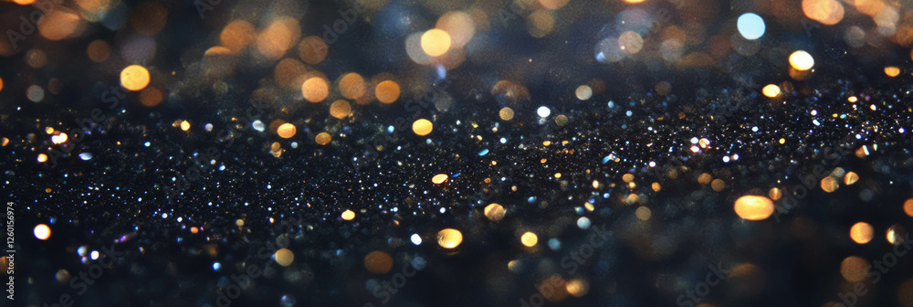 Poster Captivating texture of metallic paint with sparkling reflections and flakes