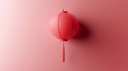 Obraz premium Chinese lanterns on red background