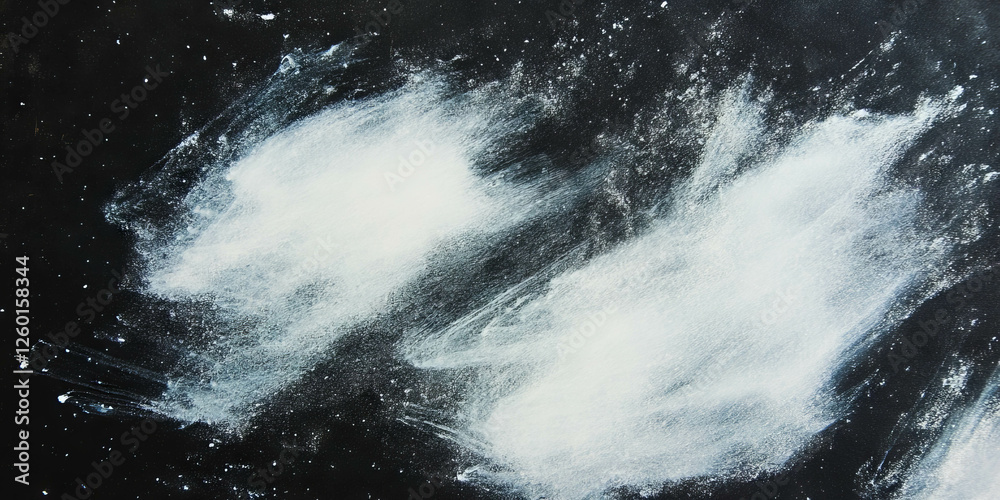 Aufkleber mottled black and white textures with blurred edges creating a soft, diffused effect