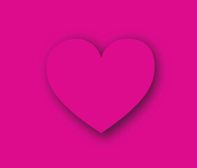 Pink Heart Valentine Background