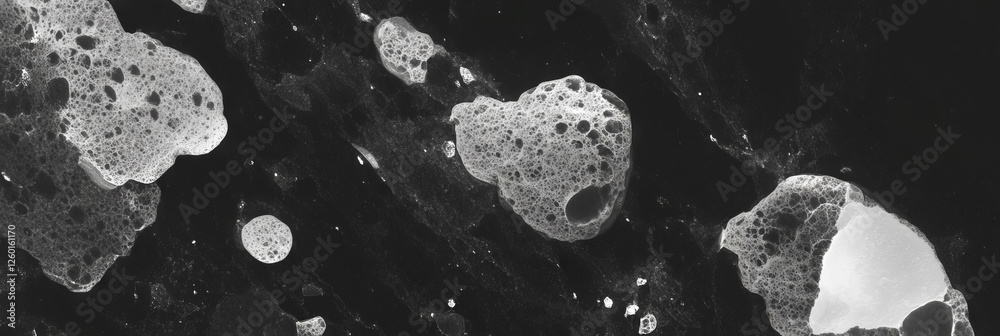 Aufkleber mottled gray and white texture with fine speckled patterns in abstract composition