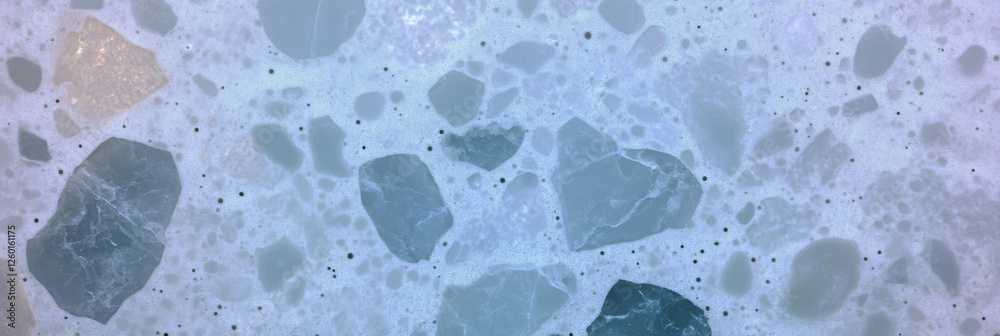 Aufkleber mottled gray and white texture with fine speckles creating a serene visual experience