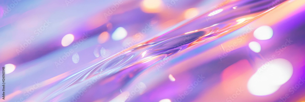 Poster mottled purple and white texture with blurred flowing pattern and soft lighting