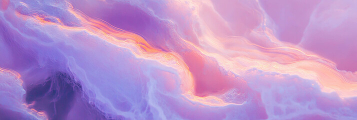 Mottled purple and white texture with flowing patterns and soft lighting in abstract design