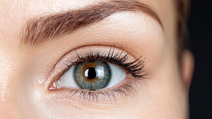 Obraz premium Close-up Woman's Eye, Beautiful, Healthy, Detail