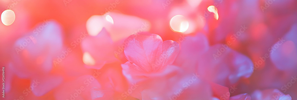 Aufkleber Mottled textures of red and pink with soft diffused light creating a dreamy atmosphere