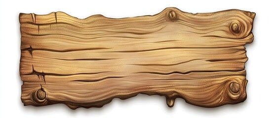 Rustic wooden plank background in warm brown tones with visible grain and knots placed horizontally, ideal for vintage or natural-themed designs.