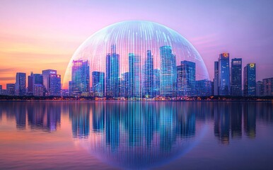 Obraz premium City dome shroud