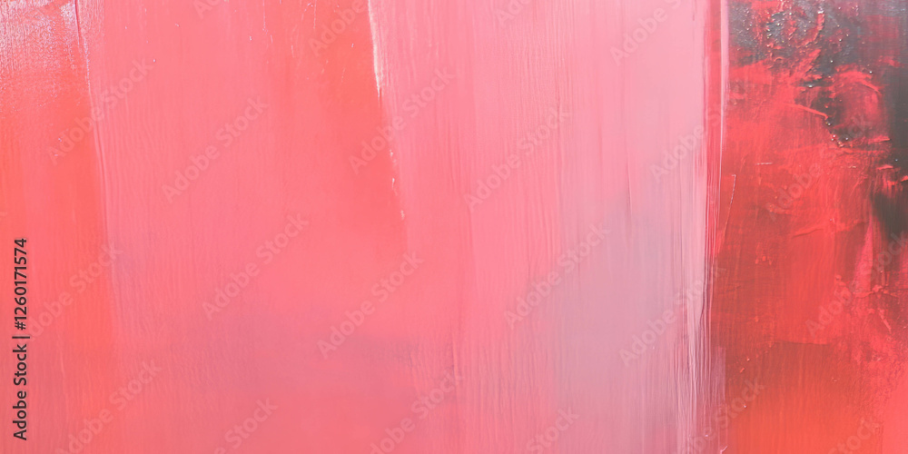 Poster pale red wall texture with faded paint and subtle grunge details in a rustic setting