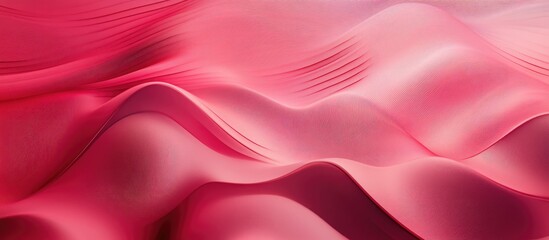 Obraz premium Red gradient background with smooth wavy textures in various shades of red creating a visually appealing design ideal for posters and banners