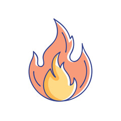 flammable icon, flammable vector illustration-simple illustration of flammable, perfect for flammable logos and icons
