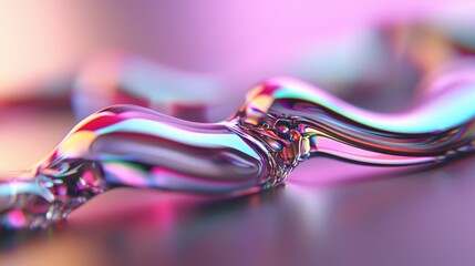 Fluid dynamics exhibition abstract art studio setting colorful light close-up perspective visual expression