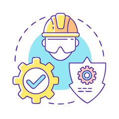 safety gear icon, safety gear vector illustration-simple illustration of safety gear, perfect for safety gear logos and icons
