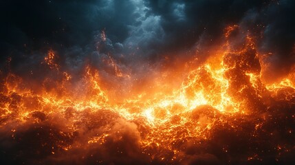 hyperrealistic simulation aggressive vfx orange lightning and thunder rising up in dark black studio --ar 16:9 --stylize 750 --v 6.1 Job ID: 5cfdd700-e408-4a41-8ef9-a1e4cab5d65b