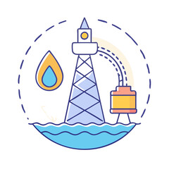 shale oil icon, shale oil vector illustration-simple illustration of shale oil, perfect for shale oil logos and icons