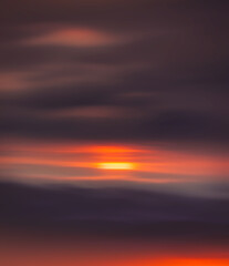 Beautiful abstract blurred background showcasing the harmony of nature at dusk
