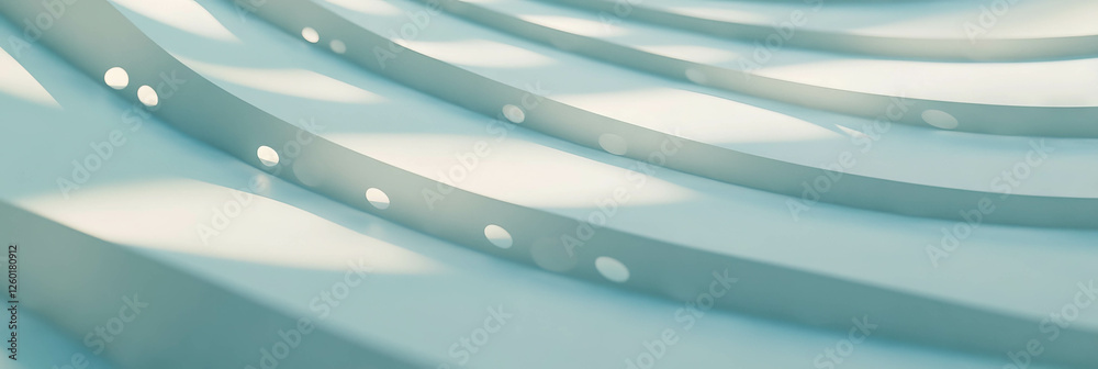 Poster circular texture design featuring light grays for clean and smooth aesthetics