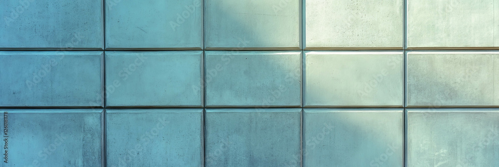 Aufkleber Simple grid pattern texture in light gray tones with a smooth surface design