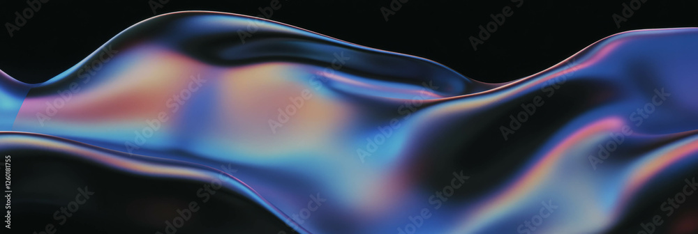 Aufkleber texture of smooth dark blue waves creating a serene reflection effect on a still surface