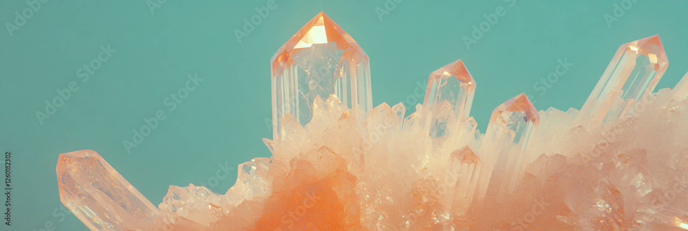 Aufkleber brilliant large crystal flare with vibrant central point and soft fading edges