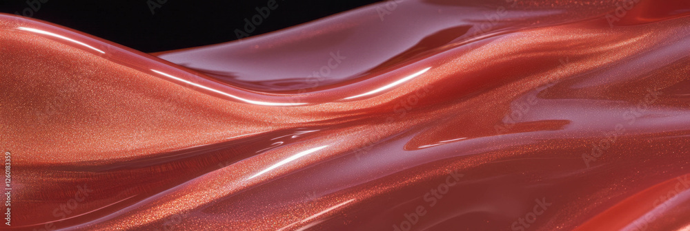 Poster smooth transparent gel with subtle waves and sheen in an elegant cosmetic setting
