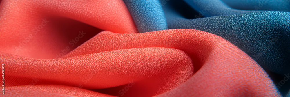 Poster textures of spandex nylon and polished chrome contrasting with coarse sandpaper patterns