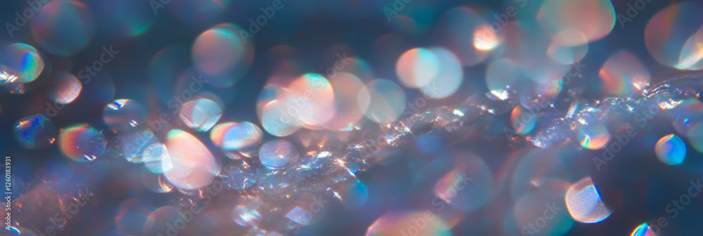 Aufkleber dynamic shimmer of bokeh light with sparse and concentrated textures