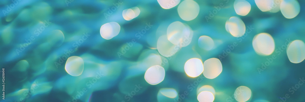 Poster Stunning texture featuring bokeh distribution with soft diffused light and subtle sparkle