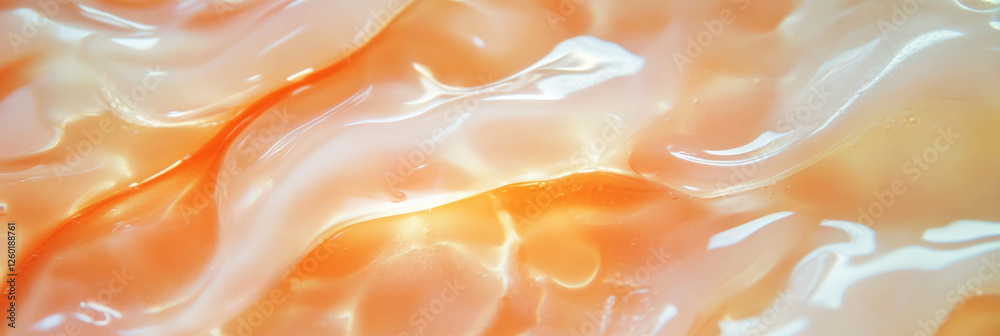 Poster elegant texture of clear gel with subtle ripples and high transparency