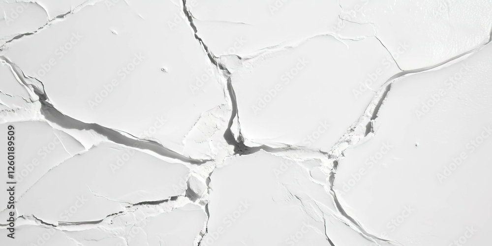 Poster texture exploration of a white wall with chipped plaster and grey markings in an indoor setting