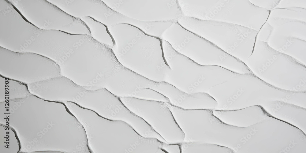 Aufkleber textured white wall featuring fine cracks and light grey patterns in a modern setting