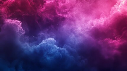 Obraz premium Vibrant swirling clouds in shades of purple and blue create an artistic and dramatic backdrop