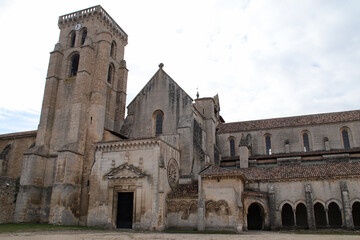 Fototapeta premium medieval church of the santa maria la real de las huelgas monastery in burgos in spain 