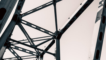 abstract background part of the iron bridge
