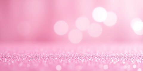 pink sparkle glitter abstract background, celebration holidays, copy space	