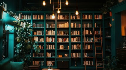 Enthralling Emerald Library: A Haven for Book Lovers