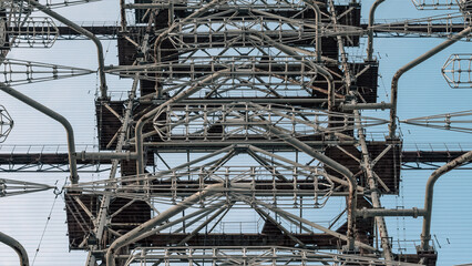 destroyed structures of industrial power engineering in Ukraine