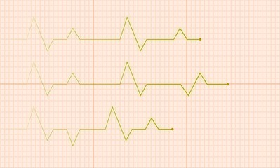 Neon cardiogram heart shape. Glowing Heartbeat icon, Lifeline background wallpaper design