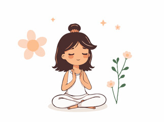 Mindfulness and Meditation Vector Art for Mental Health