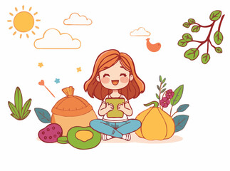 Healthy Lifestyle Design Elements for Wellness Campaigns