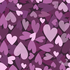 Heart romantic vector background. Design template for website decoration, party, holiday packaging