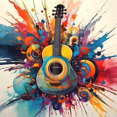 Illustration of sound background.