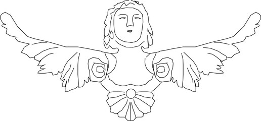 sketch vector illustration silhouette design pattern decoration ornament decoration classic vintage ethnic traditional regional 