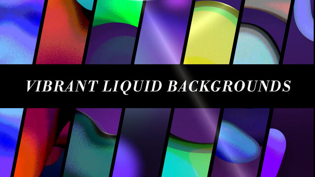 Vibrant Liquid Backgrounds