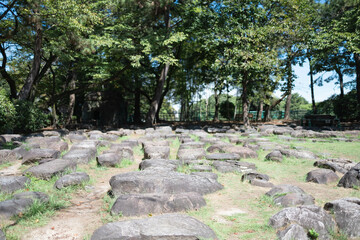 名古屋城周辺の石畳