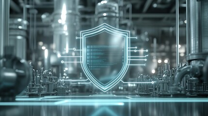 Cyber ​​security data safety concept