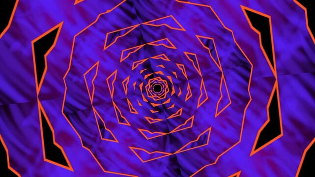This striking image features a mesmerizing abstract design, where a central