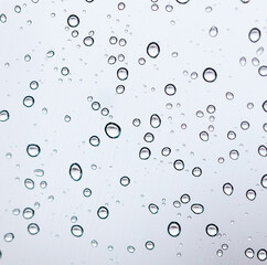 A window with raindrops on it
