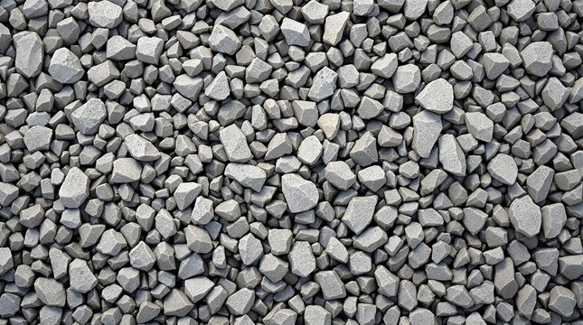 grey gravel texture: a close-up of rough, angular stones, creating a natural and textured background
